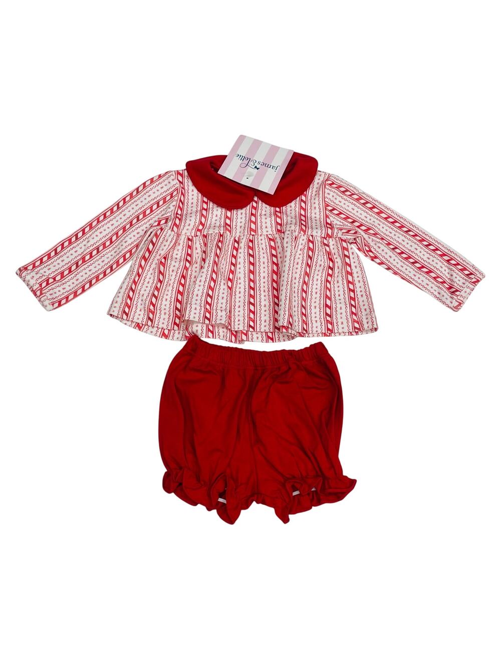 NWT James & Lottie 3M Peppermint Sally Bloomer Set